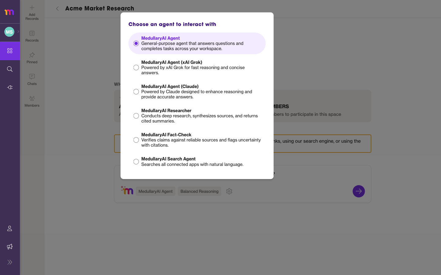 Choosing an AI agent