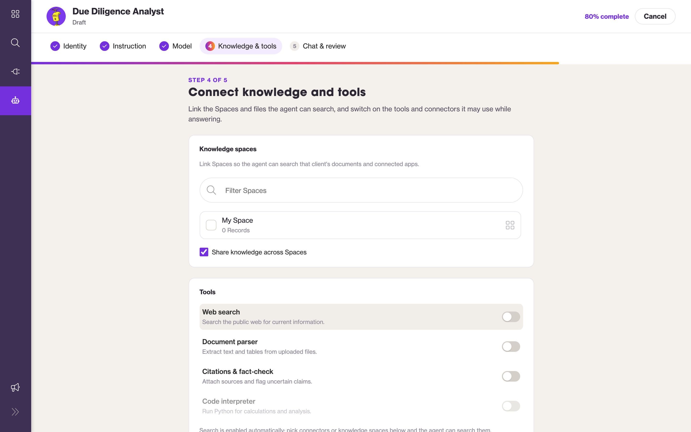 Connecting knowledge and tools